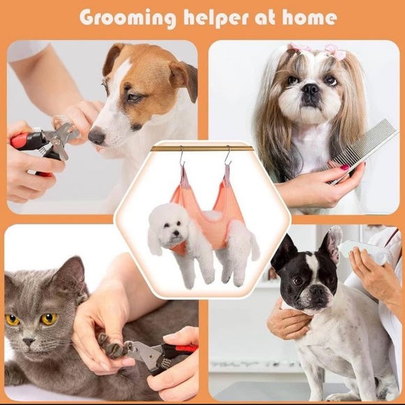 Pet Grooming Hammock for Cats & Dogs, Dog Cat Sling for Grooming Dog Cat Hammock - Picture 10 of 10